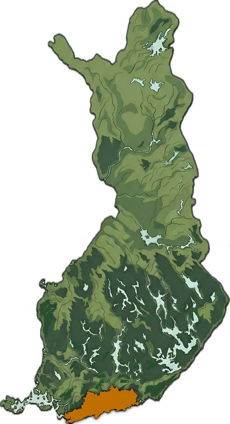 Risunouto.fi toiminta-alueen kartta Suomessa